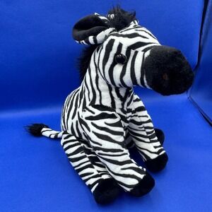 Wild Republic Zebra Plush Stuffed Animal Striped Safari Zoo Nursery Toy 12"